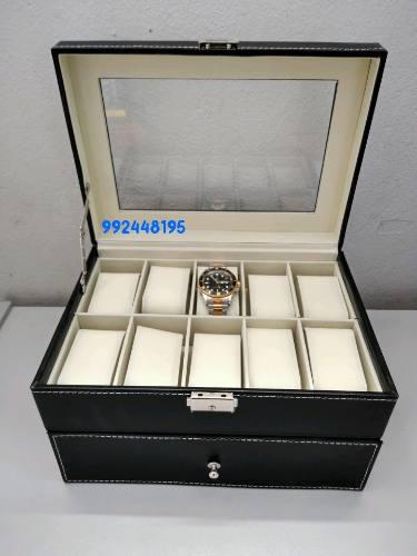 Regalos Hombre Estuche De Cuero Porta Reloj X 20