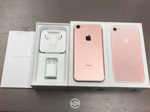 iPhone 7 32gb Rosado Rose Gold Accesorios Caja Libre Origina