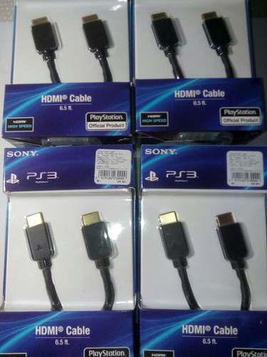 Cable Hdmi Ps3 Ps4 Sony Original Nuevo Sellado 2mts Delivery
