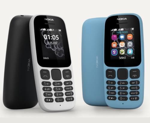 Celular Barato Nokia 105 2017 Radio Fm Resistente - Blanco