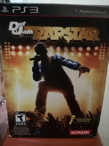 Def Jam Rap Star Para Ps3(nuevo,sellado Y Original)
