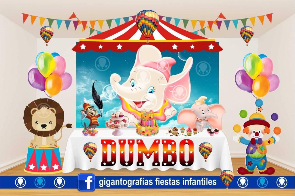Dumbo Decoracion Fiestas Infantiles Lima