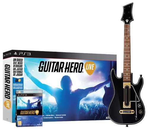 Guitar Hero Live Para Ps3 - Guitarra En Caja + Juego