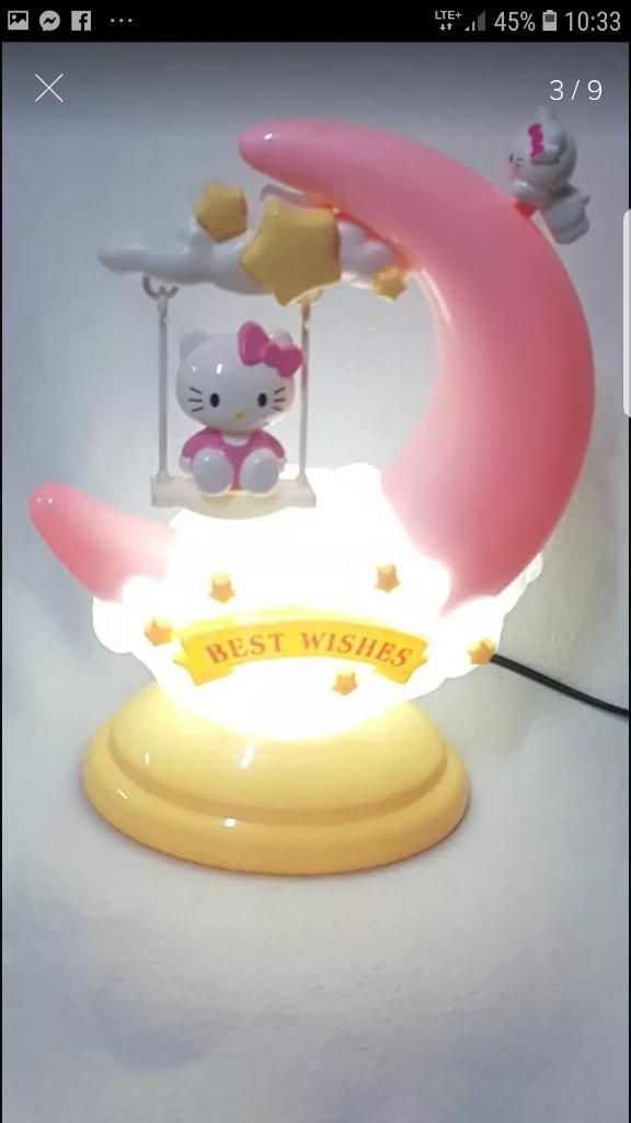 Lampara Led Hello Kitty Luna