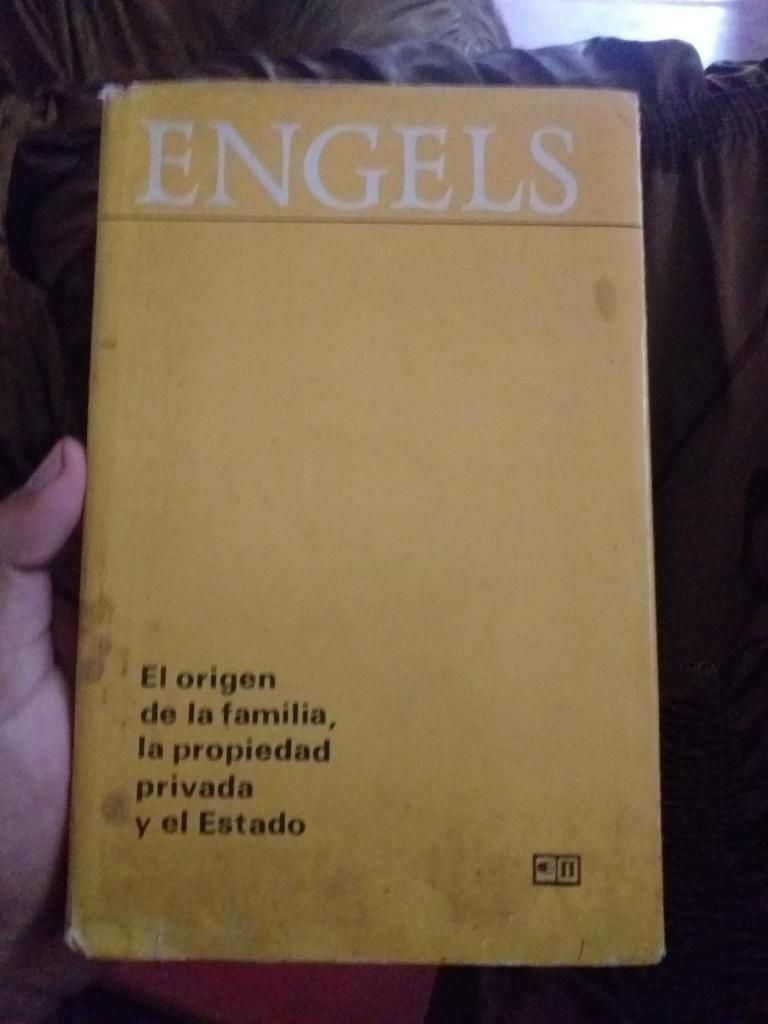 Libro Engels El Origen de La Familia....