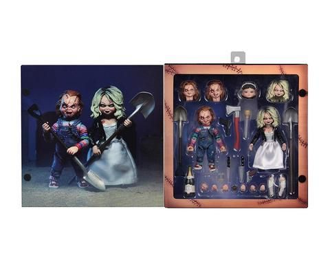 NECA PRIDE OF CHUCKY ULTIMATE PACK 2 CHUCKY AND TIFFANY