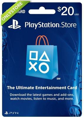 Play Station Network Psn Card $20 Store Usa Ps4 Ps3 Ps Vita