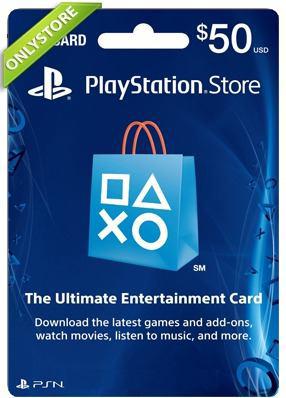 Play Station Network Psn Card $50 Store Usa Ps4 Ps3 Ps Vita