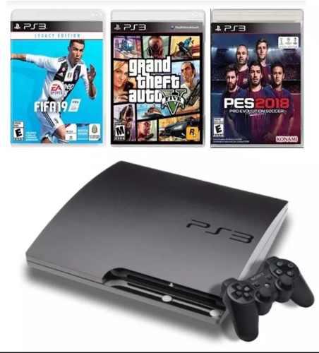 Ps3 + 1 Mando Y 30 Juegos Virtuales