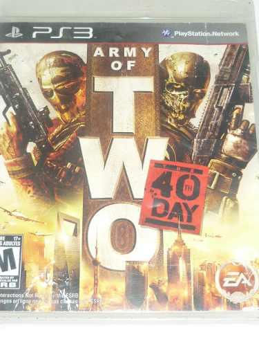 Ps3 Army Of Two The 40 Day