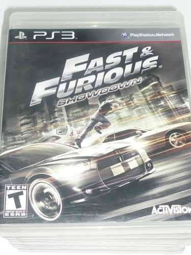 Ps3 Fast Y Furious The Showdown