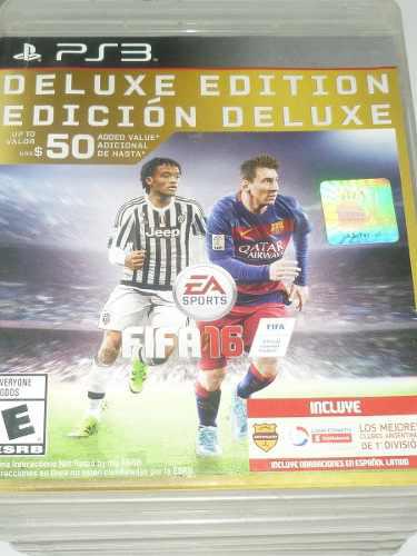 Ps3 Fifa 16 Edition Deluxe S/. 40 Soles