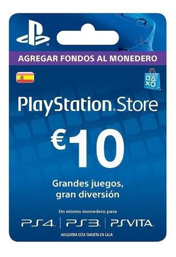 Tarjeta Playstation Psn Card 10 Euros - España