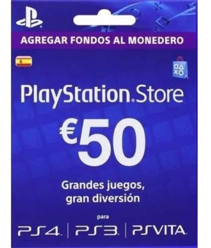 Tarjeta Playstation Psn Card 50 Euros - España