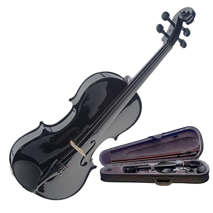 violin color negro para principiantes adultos niños