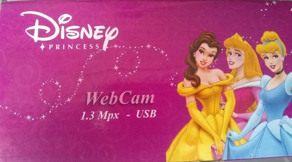 Camara Web Disney Princess 1.3mbp Usb