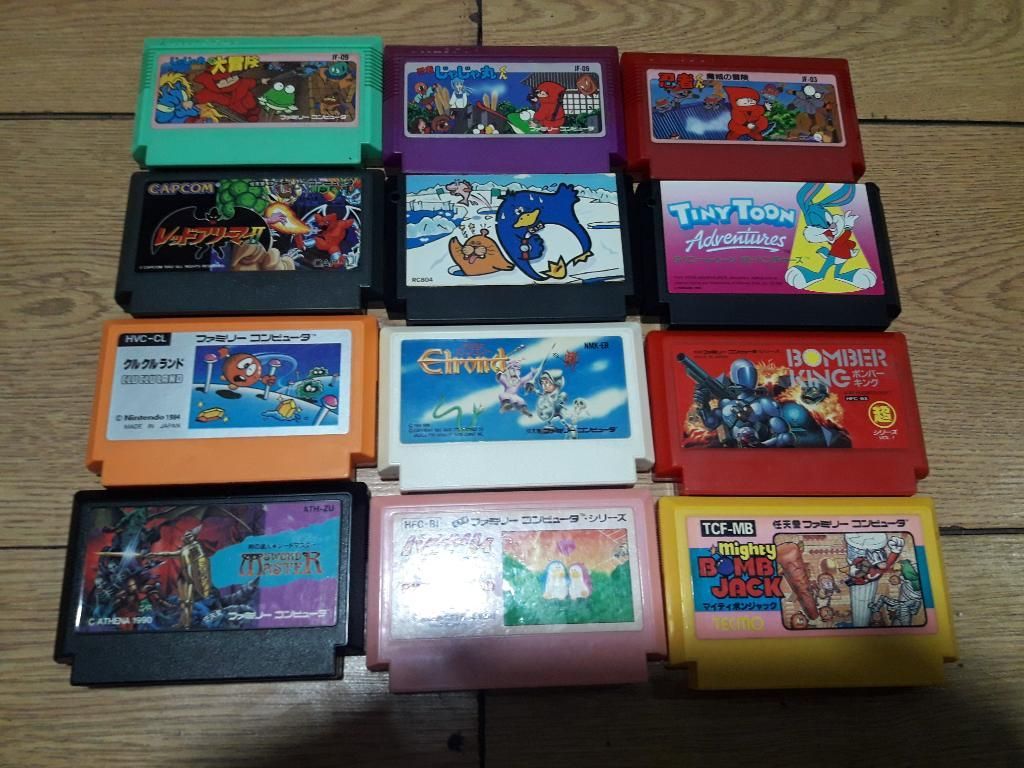 Juegos Famicom a La Venta