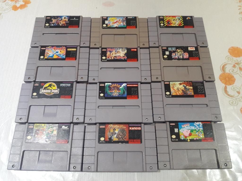 Juegos de Super Nintendo Originales