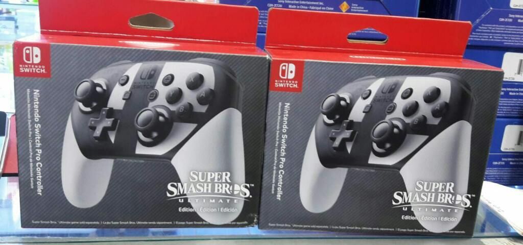 Mando Pro Controller Super Smash Bros Ultimate Nintendo