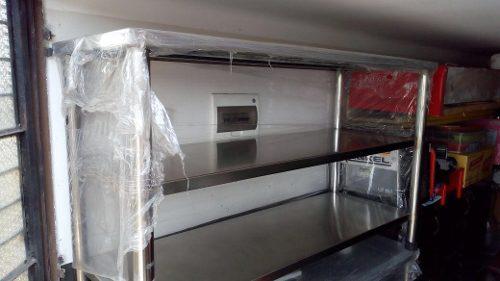 Mesa De Trabajo De Acero Inoxidable 3 Divisiones