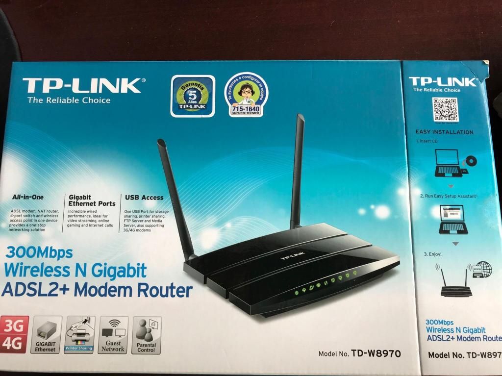 Modem Router Adsl2 TPLink TD-