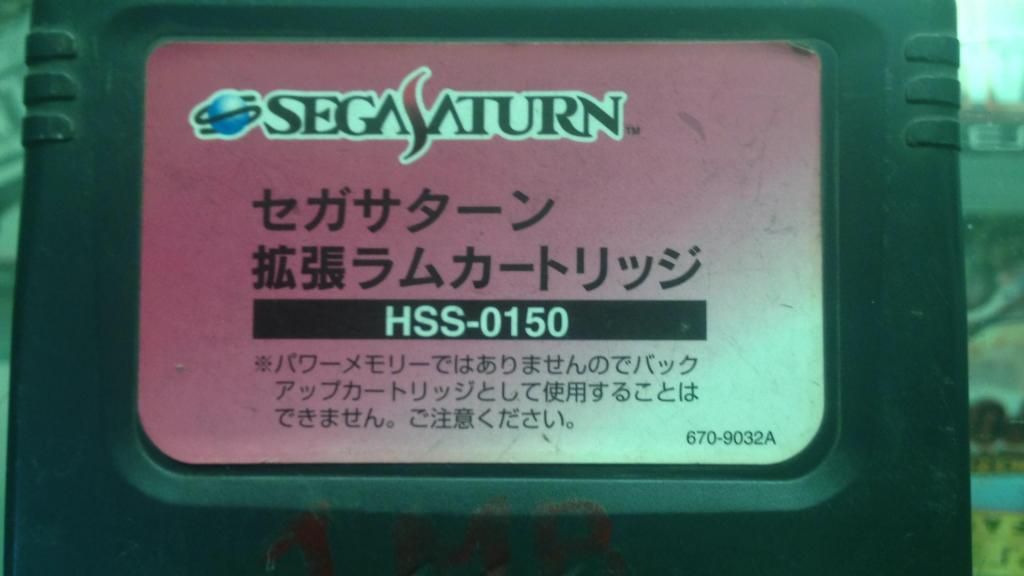 Sega saturn expansion ram de 1Mb