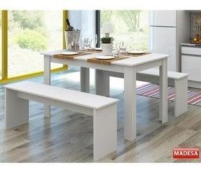 Comedor Australia Para 4 Personas Blanco Mobiliari + Envio