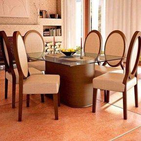 Comedor De 6 Sillas P&l Rous Acabado Natural Cedro. Dmuebles