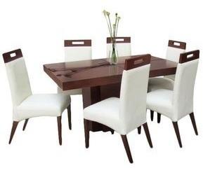 Dmuebles Comedor Oriol Con 6 Sillas Blanco Envio Gratis