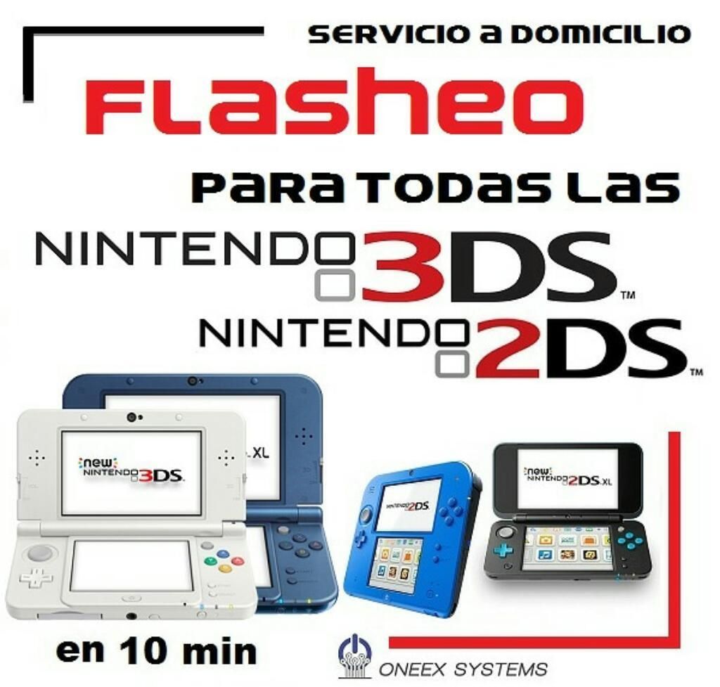 Flasheo de Nintedo New 3ds