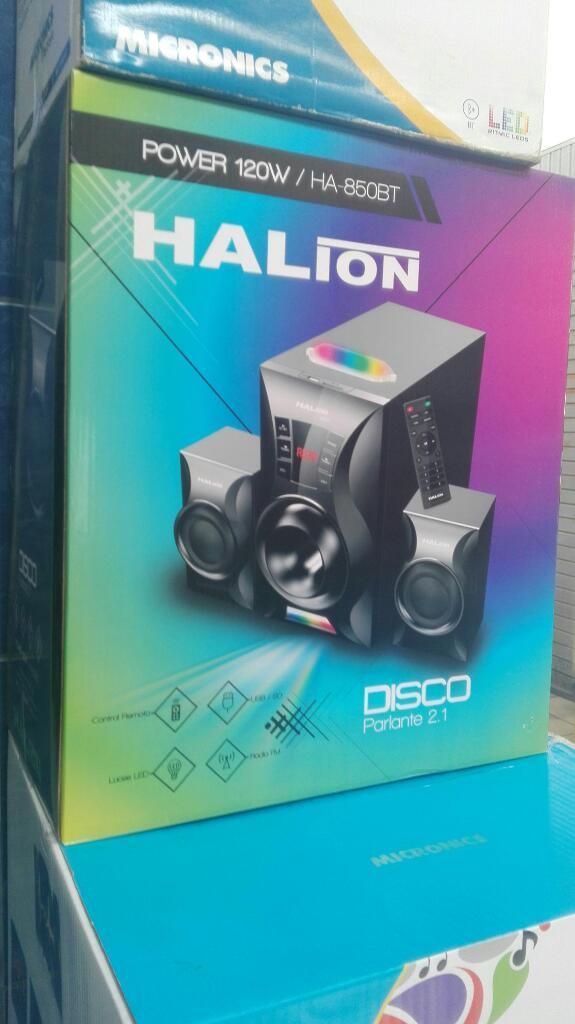 Halion Disco 120 Watts Bluetooth Usb