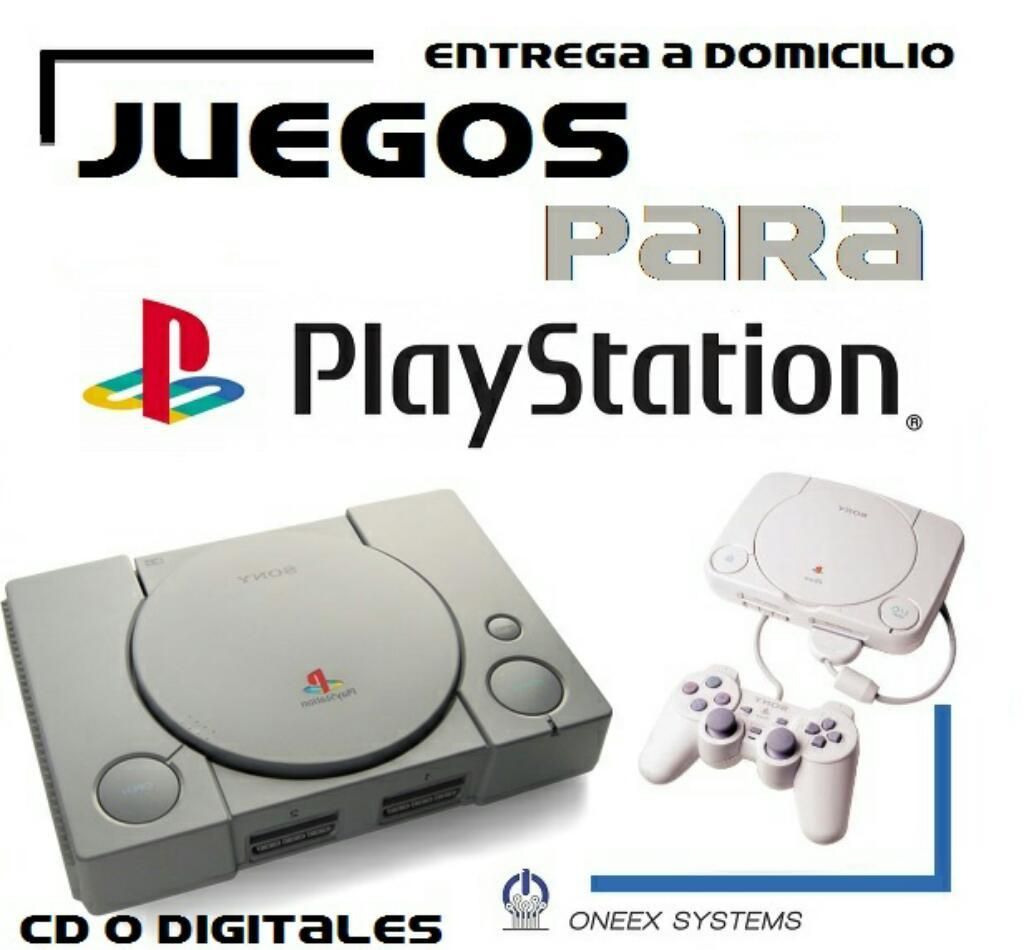 Juegos Playstation 1 Psx a Domicilio