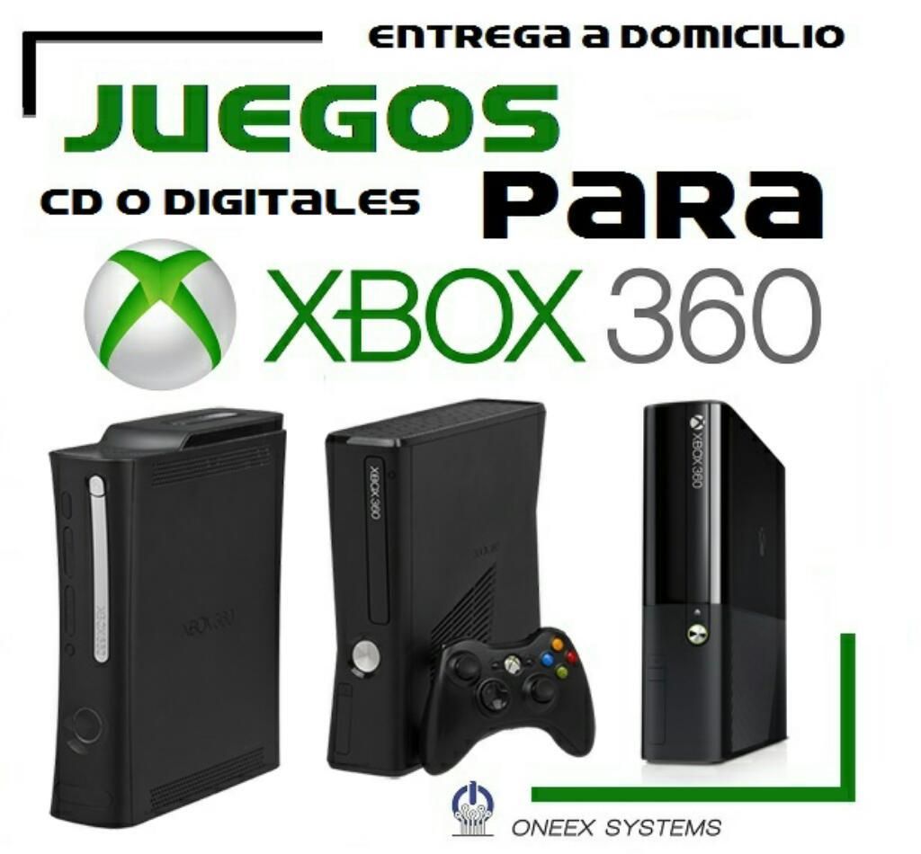 Juegos para Xbox 360 a Domicilio