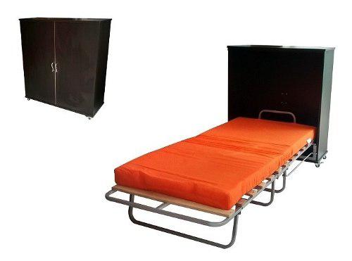 Mueble Cama Plegable 1 Plaza En Melamine De 18mm Nuevo!