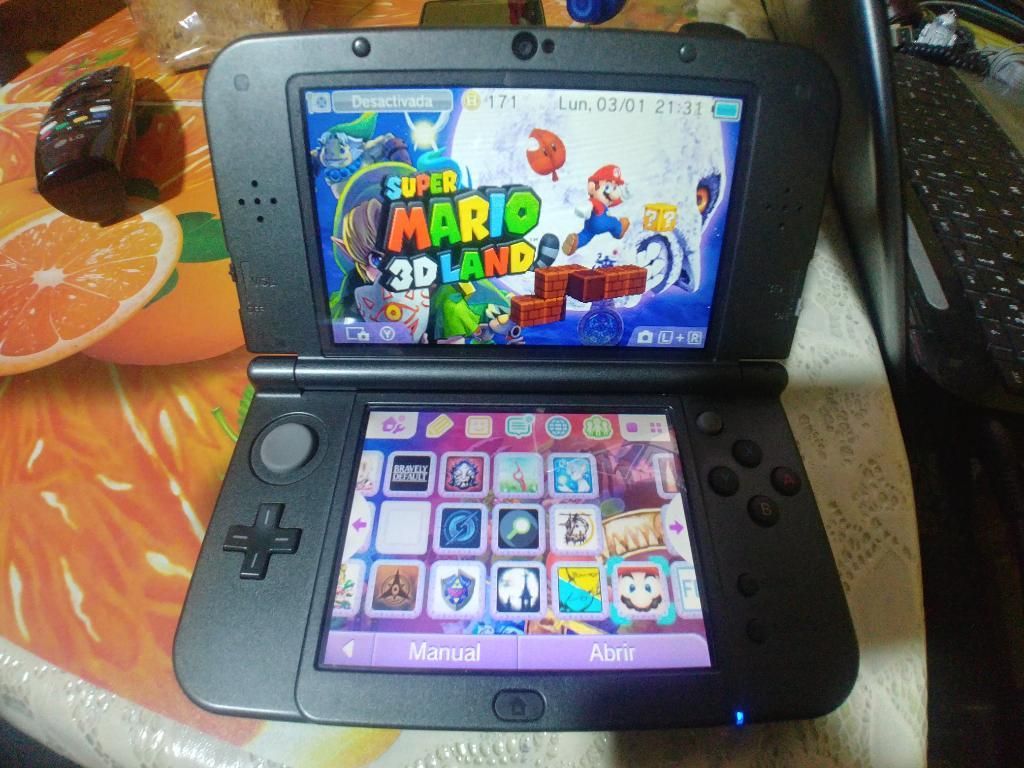 New Nintendo 3ds Xl Negra 9/10