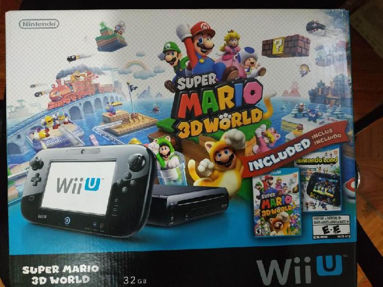 Nintendo Wii U 32gb con 2 juegos y extras