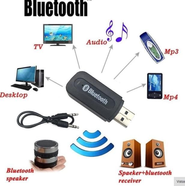 Receptor Bluetooth Usb/aux La Tec Tienda