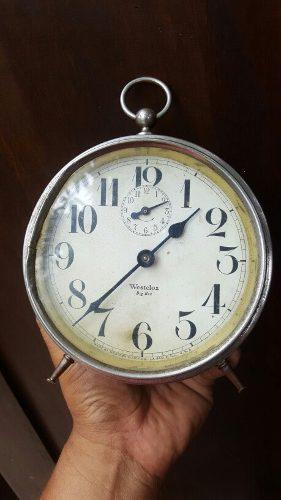 Antiguo Reloj Despertador Westclok Made In Usa