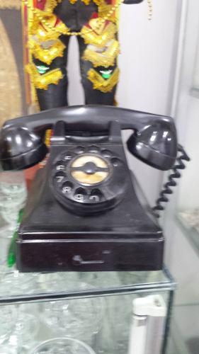 Antiguo Telefono De Baquelita Operativa