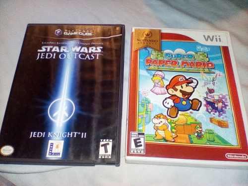 Cajas Game Cube/ Wii Star Wars/ Super Paper Mario Choco!