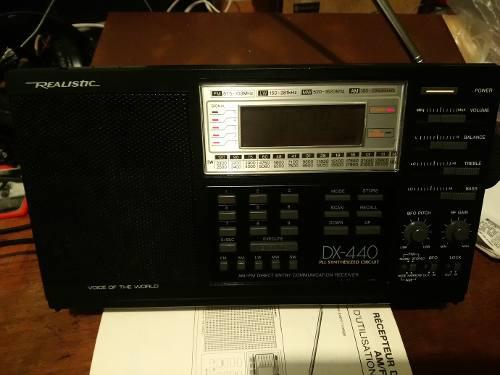 Radio Multibanda Realistic Dx-440 Funcionando