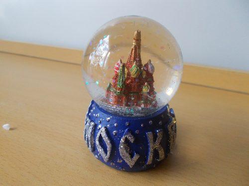 Souvenir Recuerdo Bola De Nieve Kremlin Moscú Rusia