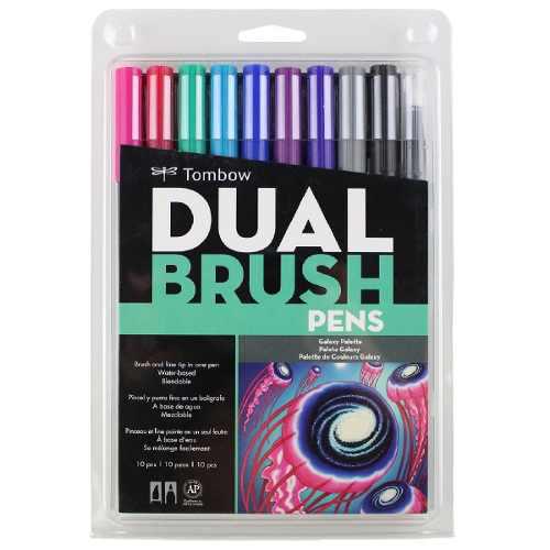 Tombow Dual Brush Doble Punta Pincel Marker Lettering Arte A