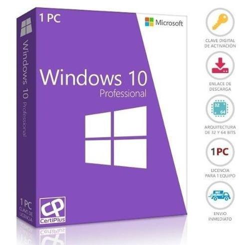 Windows 10 Pro Licencia Digital Original 1 Pc