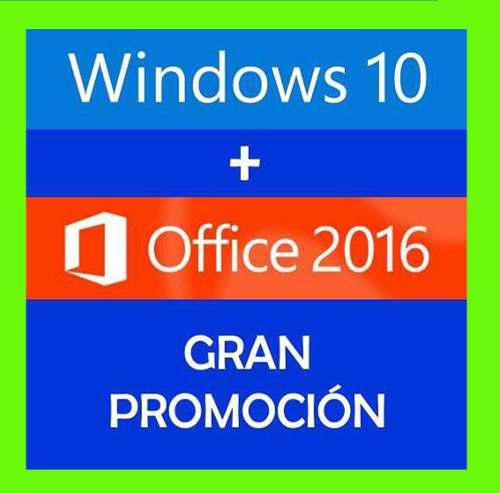 Windows 10 Pro + Office 2016 Pro Licencias Originales