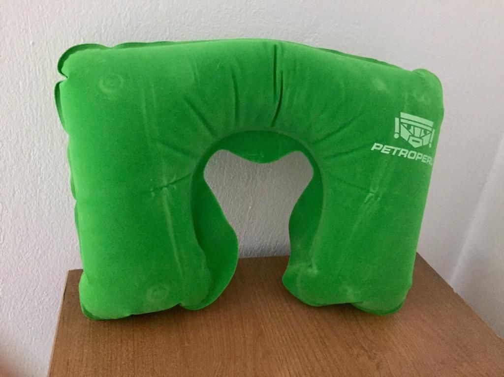 Cojin Anatomico Inflable Color Verde