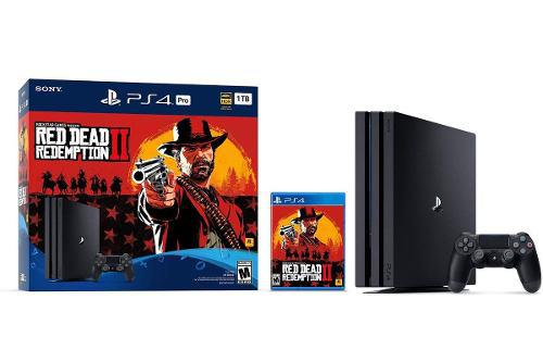 Consola Playstation 4 Ps4 Pro Red Dead Redemption 2 Bundle