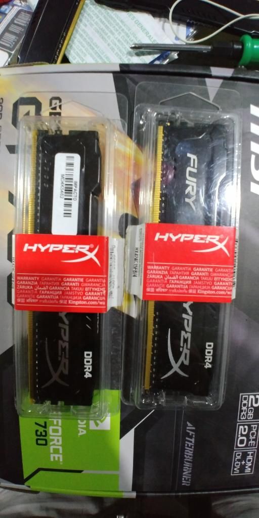 Memoria Ram Ddr4 Hyperx Fury Bus 