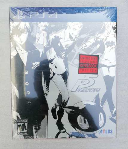 Persona 5 (limited Edition) Steelbook Ps4 Nuevo