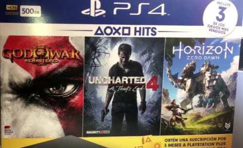 Ps4 Juegos: Horizon, Uncharted 4 Y God Of War